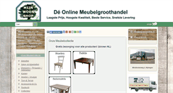 Desktop Screenshot of mijnwoonshop.nl